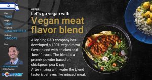 Vegan meat flavor blend F445643