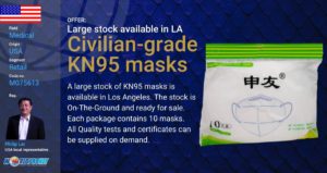 GBO Civilian grade KN95 masks M075613