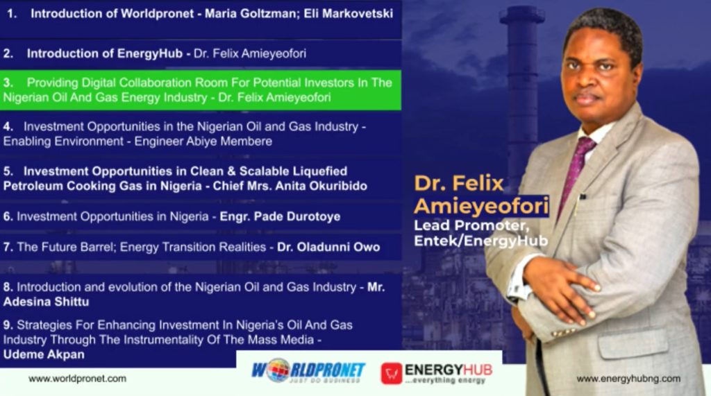 Nigerian Oil and Gas Industry summit agenda