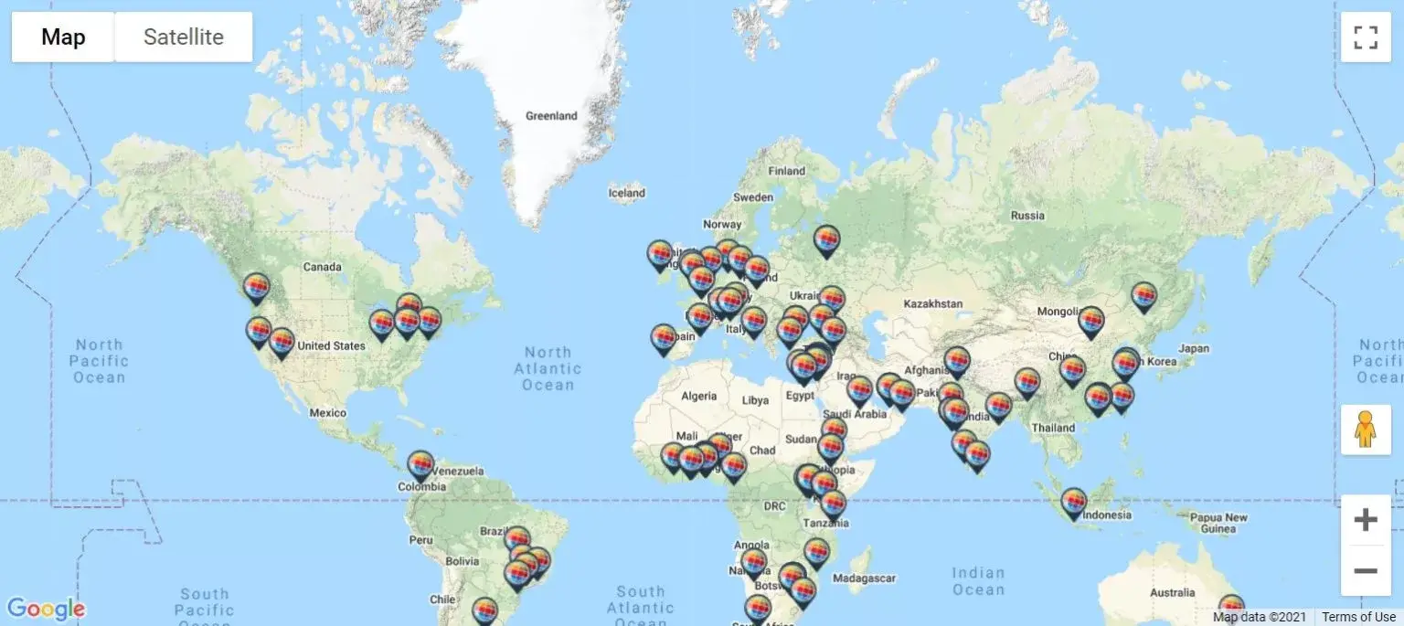 WPN world map